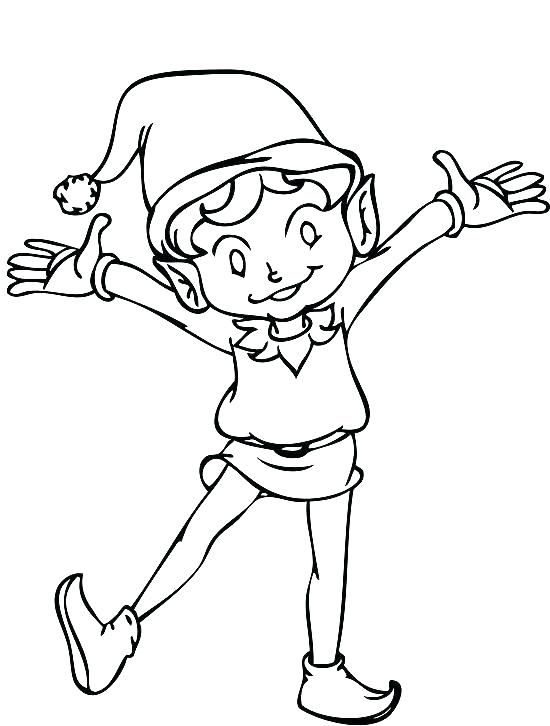 Elf Coloring Pages