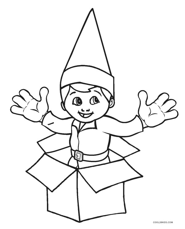 600x742 Free Printable Elf Coloring Pages For Kids Cool2bkids