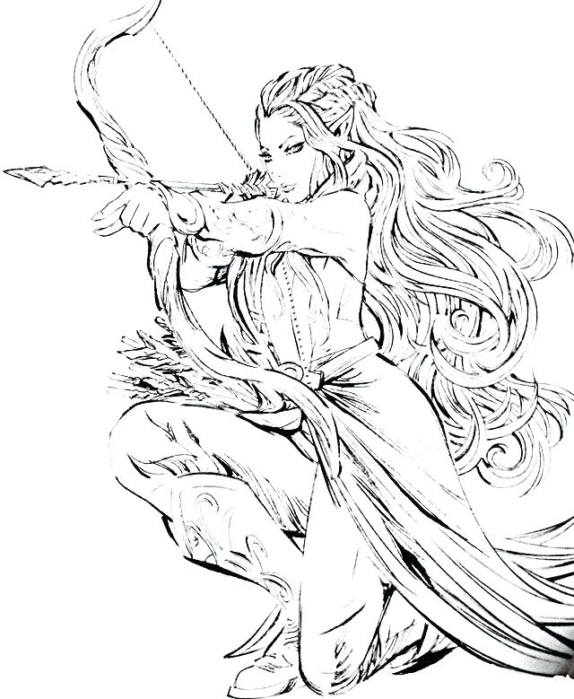 640x779 Girl Elf Coloring Page Elf Coloring Book Art Elves Comic Books