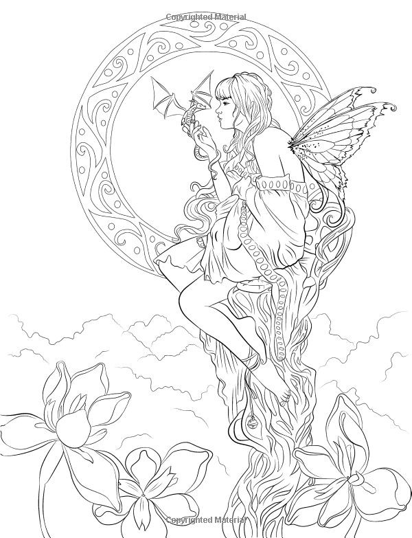 Elf Coloring Pages For Adults