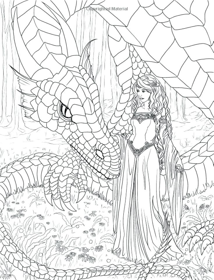 735x960 Coloring Pages Adults Printable Elf Coloring Pages For Adults
