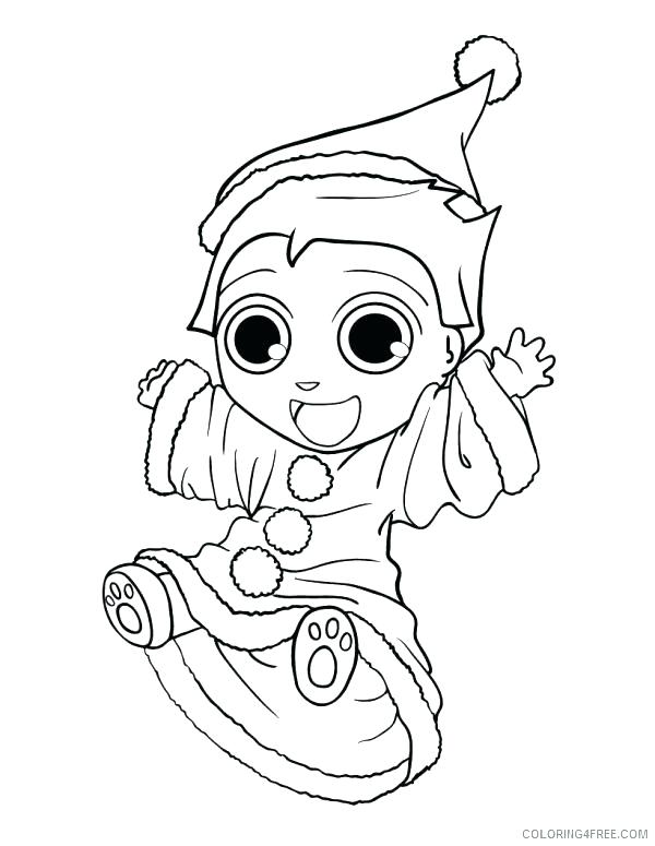 600x775 Elf Printable Coloring Pages Elf Coloring Pages For Kids Cute Elf