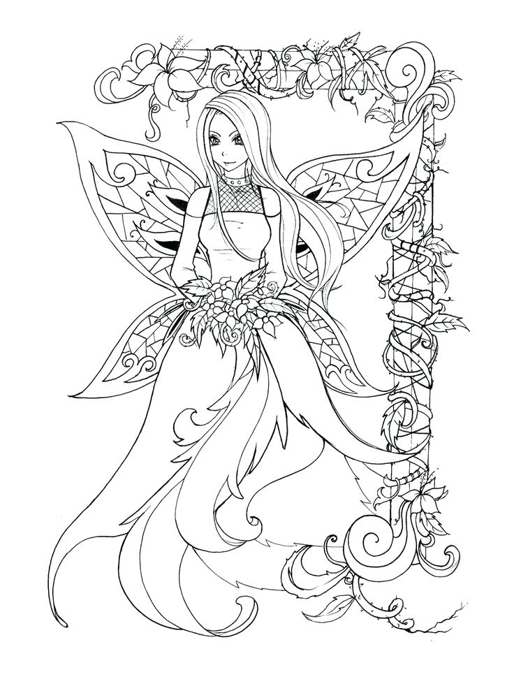 736x992 Idea Free Printable Elf Coloring Pages For Fairy Pic By On Fairy
