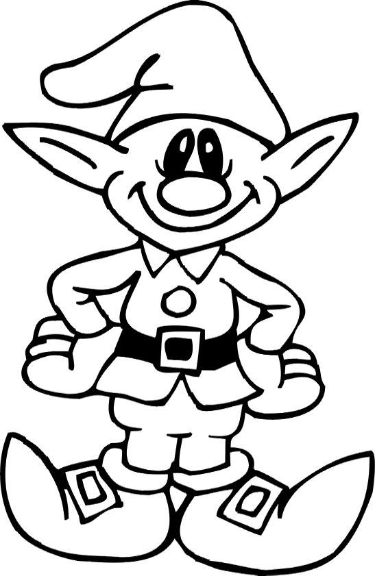 547x841 Free Printable Elf Coloring Pages For Kids