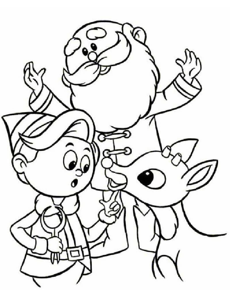 800x1034 Christmas Girl Elf Coloring Pages