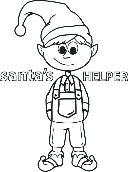 523x700 Elf Coloring Page Elf Coloring Pages Click To See Printable