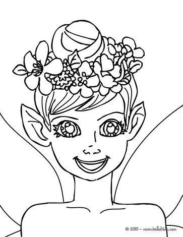 363x470 Small Elf Coloring Pages