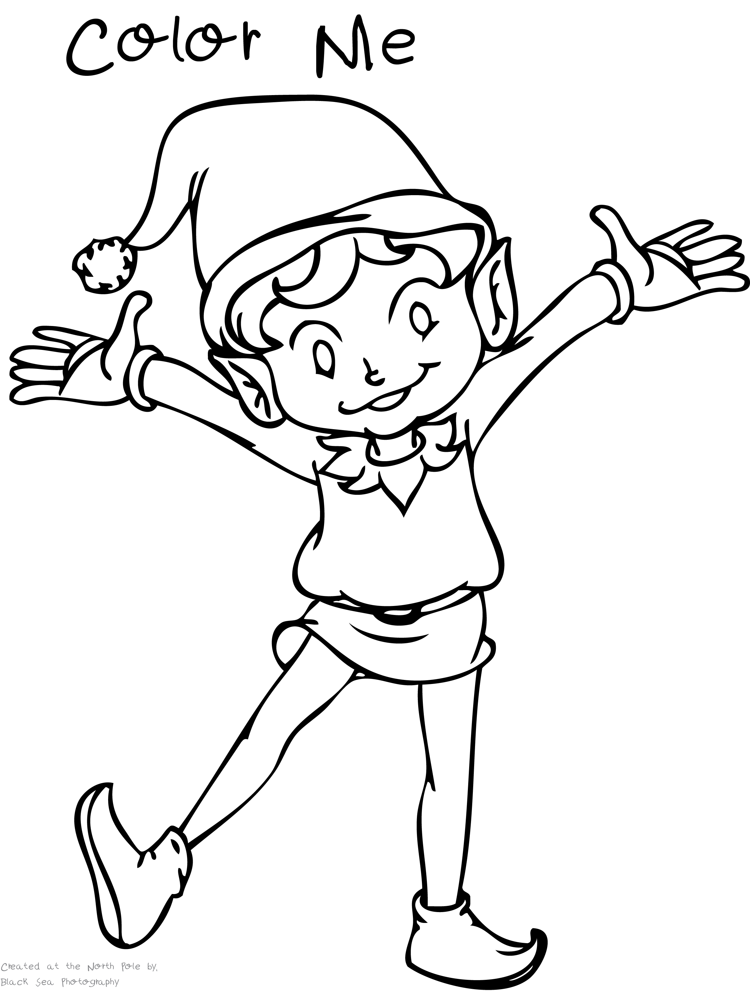 2414x3189 Printable Girl Elf On The Shelf Coloring Pages Many Interesting