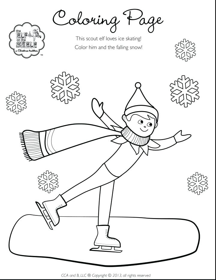 720x932 Shelf Elf On The Shelf Coloring Pages Free Printable Medium Size