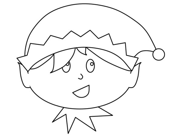 600x450 Elf On The Shelf Coloring Pages Beautiful Elf Hat Coloring Pages