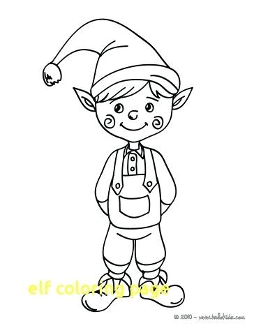 364x470 Ideas Elf Coloring Pages For Kids For Elf Coloring Page With Elf