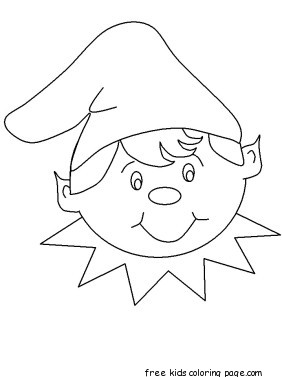 282x377 Coloring Pages Of Christmas Elves Happy Faces Teach