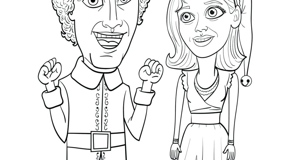 960x544 Elf Movie Coloring Sheets Singular Pages For Toddlers On The Shelf