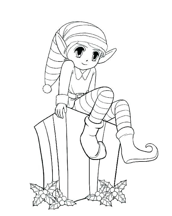 570x713 Elf On Shelf Coloring Pages Elves Coloring Pages High Elves