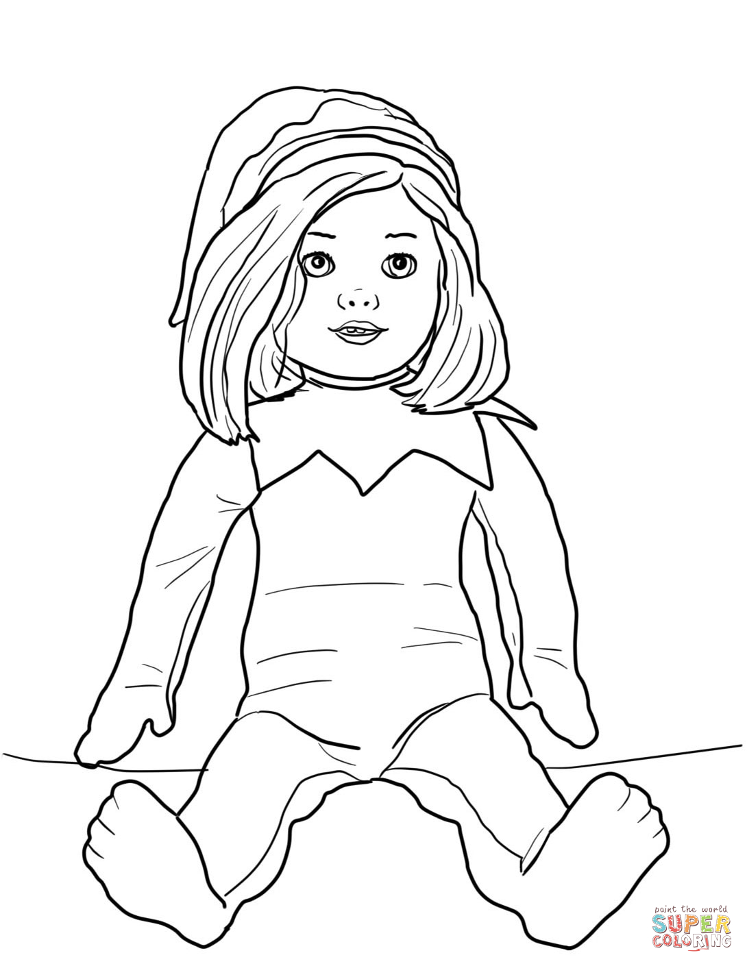 1090x1410 Elf On The Shelf Printable Coloring Pages