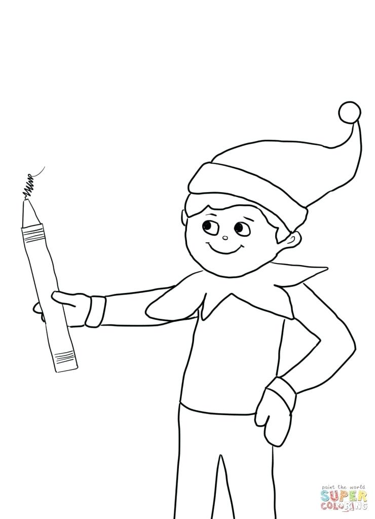 740x1024 Elf Coloring Pictures