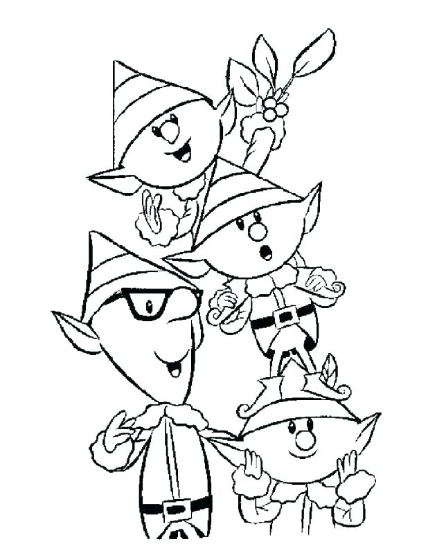 618x799 Elf On Shelf Coloring Pages Fluffysavages.club