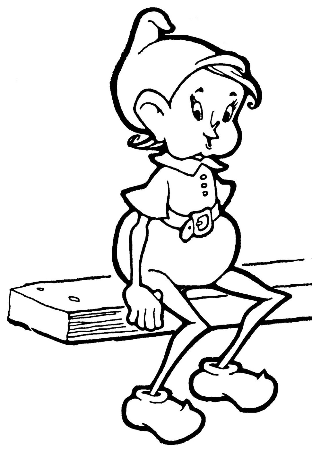 1086x1600 Latest Elf Pictures To Print On The Shelf Vintage Christmas Image