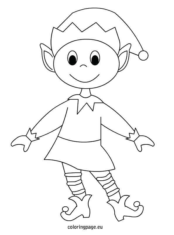 595x804 Coloring Pages Of Elves