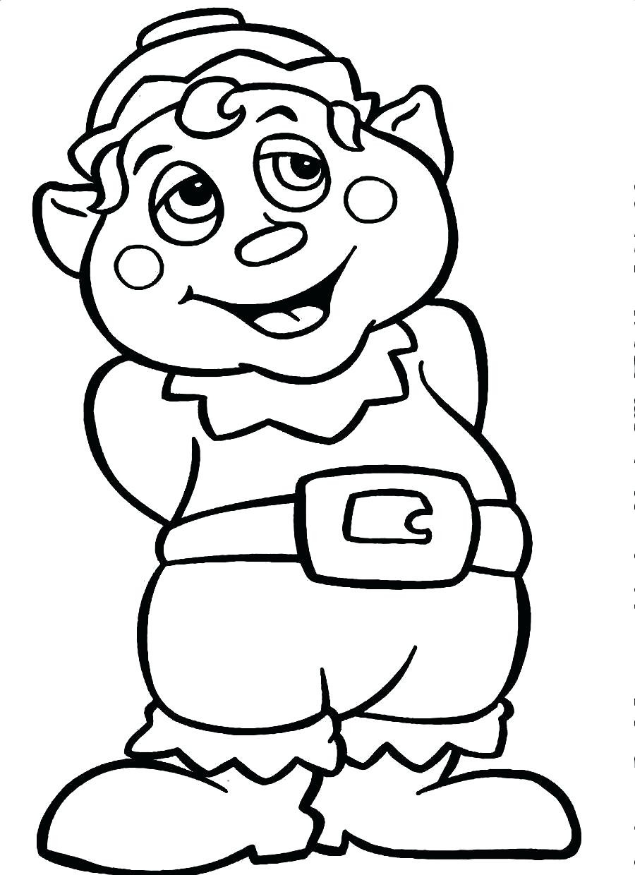 900x1240 Elf Coloring Pages Printable Wagashiya