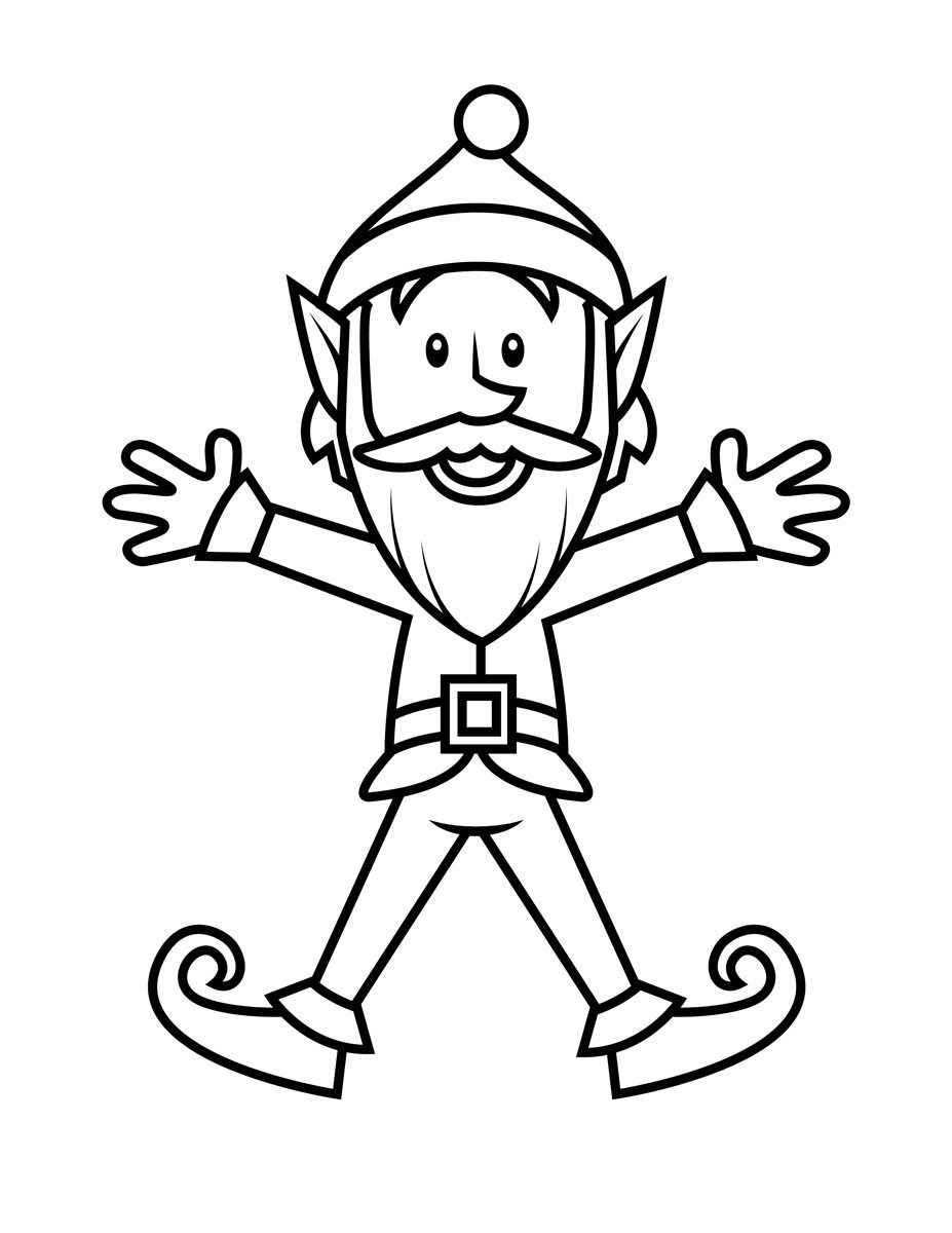 927x1200 Elves Coloring Pages Topf Pic Singular For Kids On The Shelf