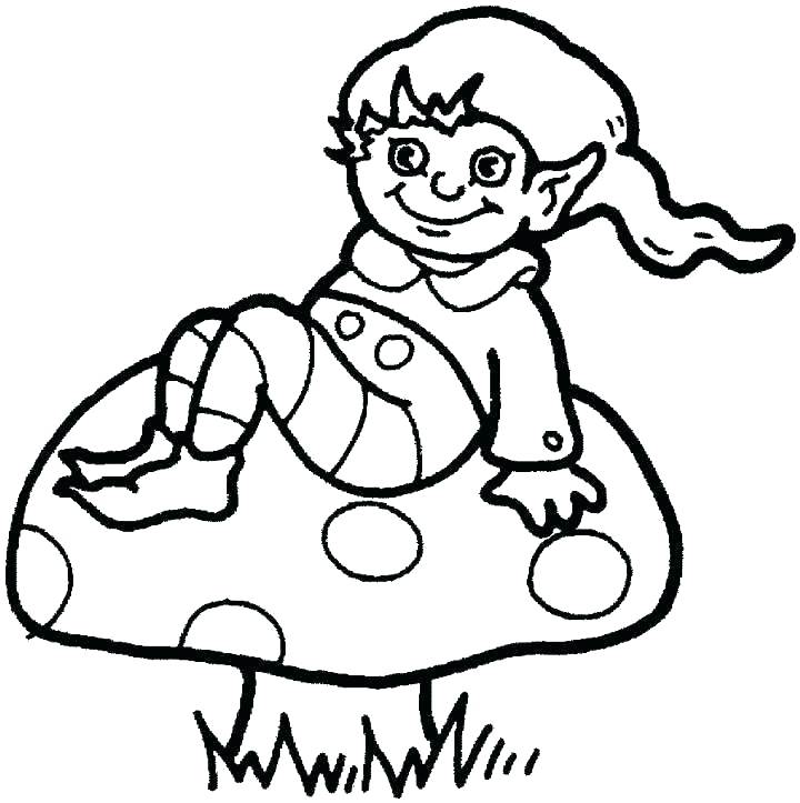 720x723 Elf Coloring Page Coloring Pages Elves Elves Coloring Pages