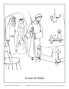 230x298 A Room For Elisha Coloring Page