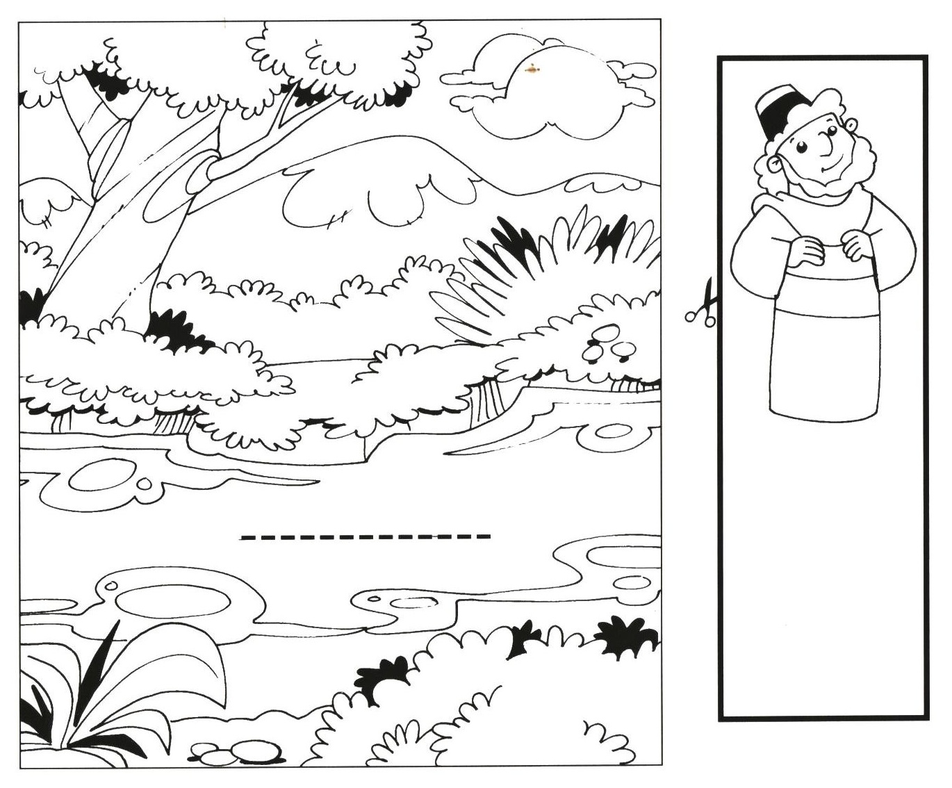 1370x1134 Advice Coloring Pages Naaman Being Healed Colo