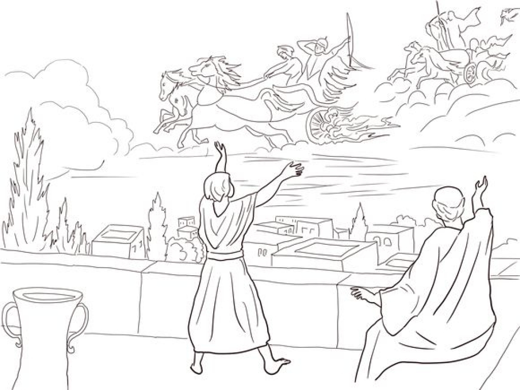 1024x768 Unique Elijah And Elisha Coloring Pages For Kids Design Free