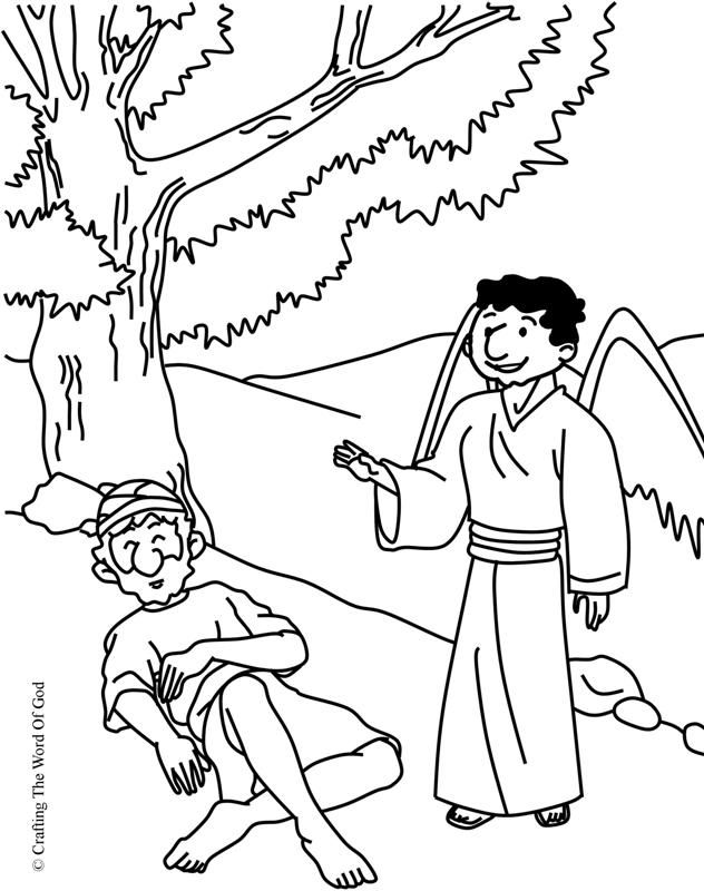 632x800 Elijah Fed By God (Coloring Page) Coloring Pages Are A Great Way