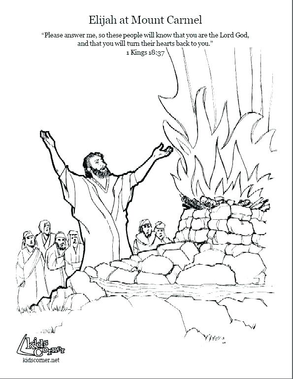 595x769 Elijah Coloring Pages For Sunday School Elijah Coloring Pages
