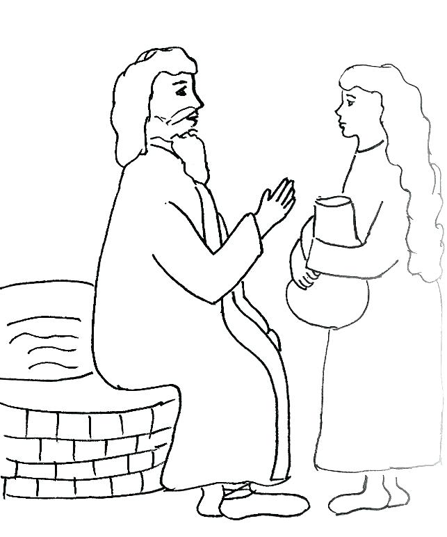 643x772 Bible Coloring Pages Elijah And The Widow