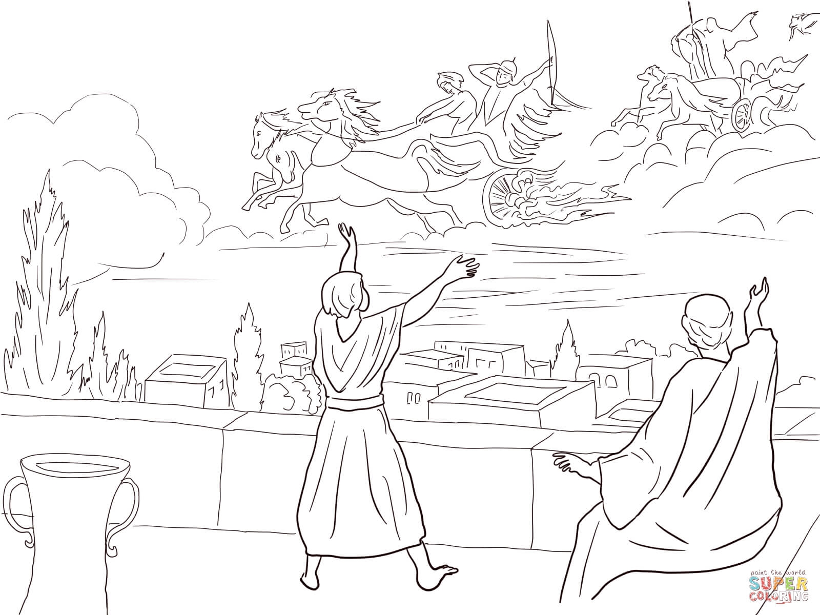 1600x1200 Elijah And Elisha Coloring Pages Collection Coloring For Kids 2018