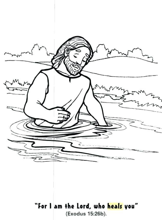 632x857 Elisha And Naaman Craft Coloring Page Google Search Elisha Heals