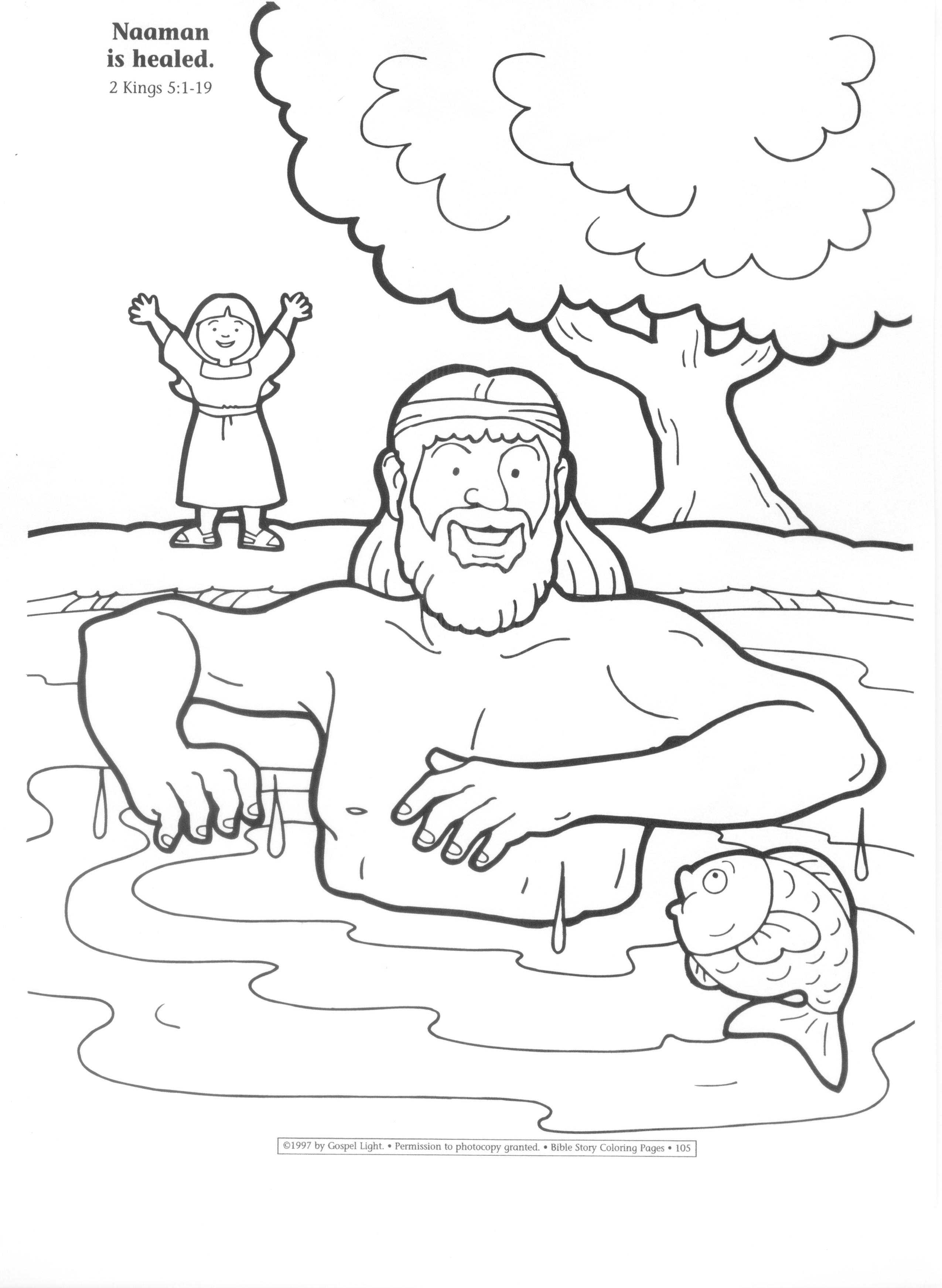 2550x3487 Elisha Naaman Coloring Page Murderthestout Lively Throughout