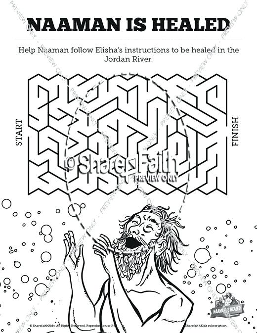 520x673 Naaman And Elisha Coloring Pages Printable Coloring The Leper 2