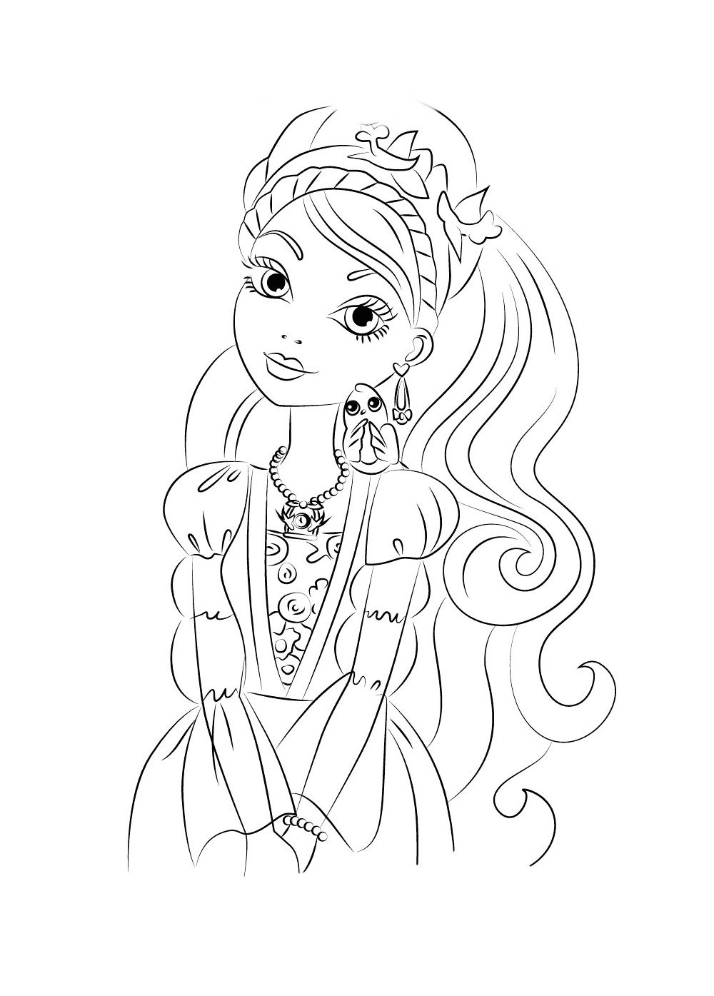 Ella Coloring Pages