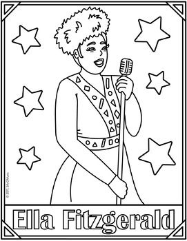 271x350 Ella Fitzgerald A Tisket, A Tasket Coloring Page Amp Listening