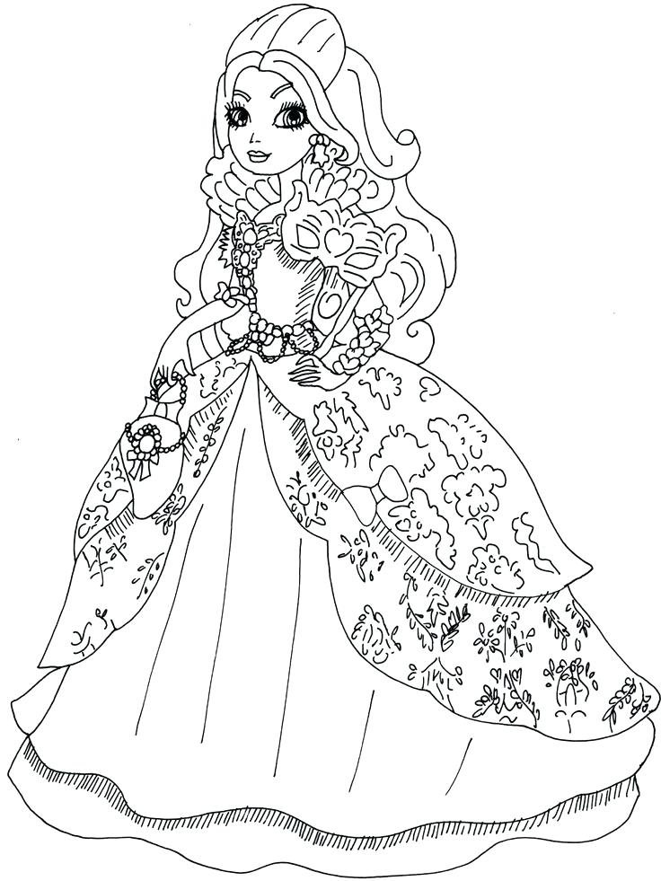 736x981 Free Printable Ever After High Coloring Pages Ashlynn Ella