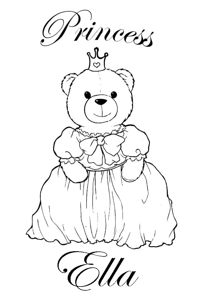 699x1032 Coloring sheet with name ella.jpg Printable