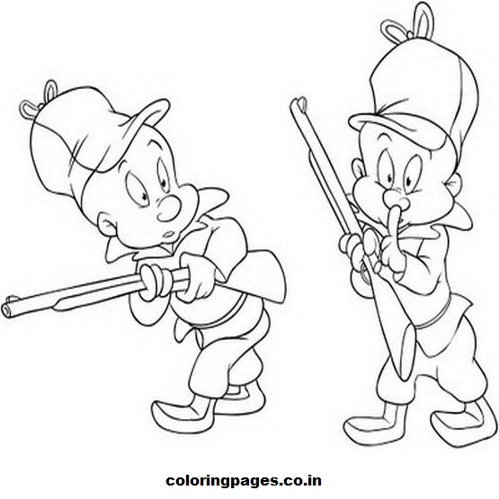 555x555 Elmer Fudd Coloring Coloring Pages