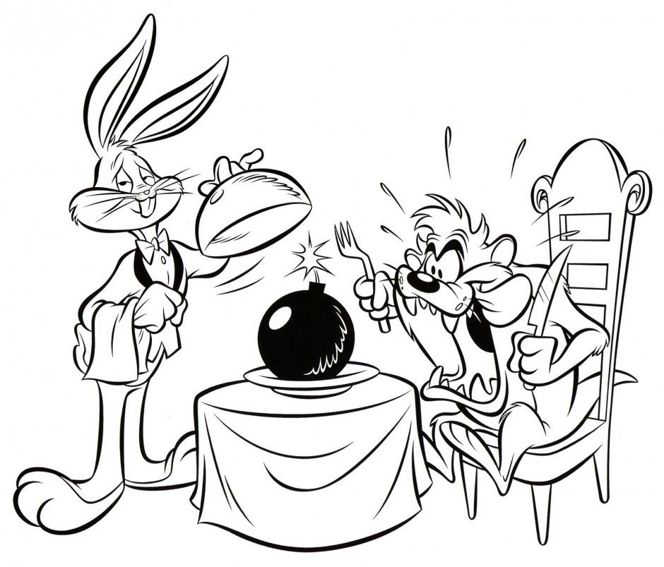 940x803 My Inkings Of Bugs Bunny The Tasmanian Devil Taz And Elmer Fudd