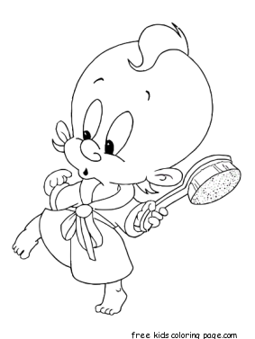 283x377 Printable Baby Looney Tunes Baby Elmer Coloring Pages Coloring