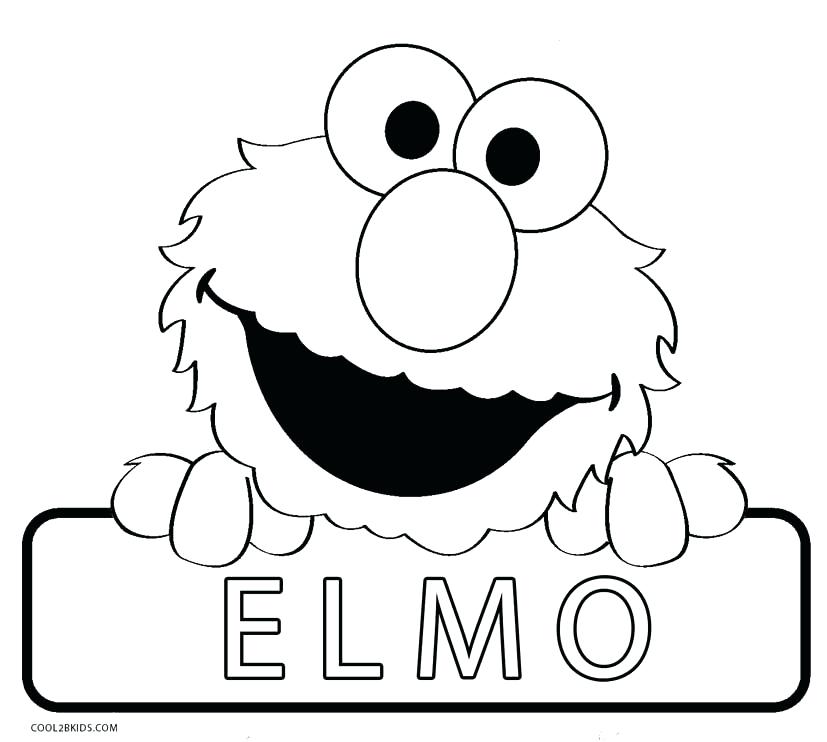 827x742 Printable Elmo Coloring Pages Last Updated Printable Elmo Birthday