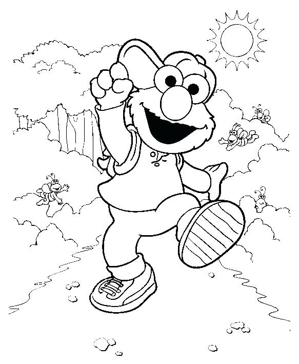583x709 Coloring Pages Of Elmo