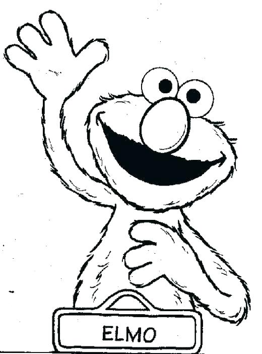 520x702 Sesame Street Elmo Coloring Pages Free Printable Coloring Sesame