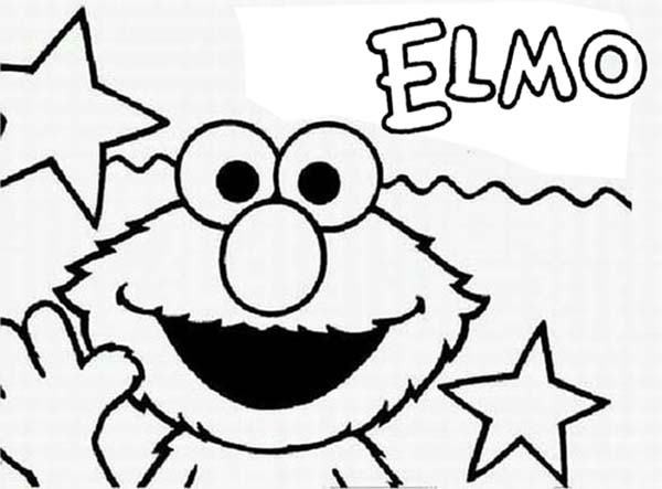 600x443 Sesame Street Opening By Elmo Coloring Page Color Lu On Goldfish
