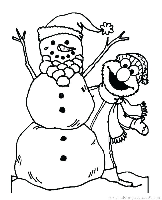 650x801 Elmo Coloring Page