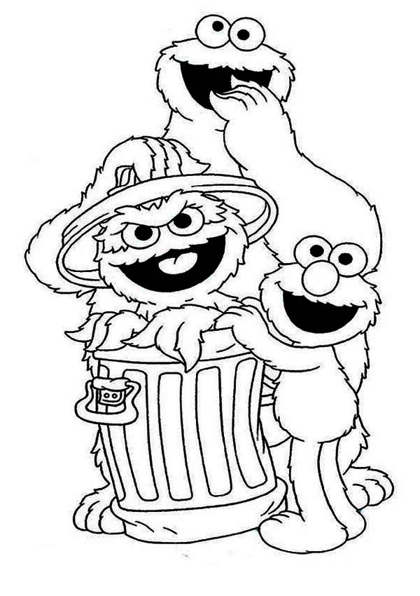 600x850 Elmo Coloring Pages For Toddlers Cookies 56