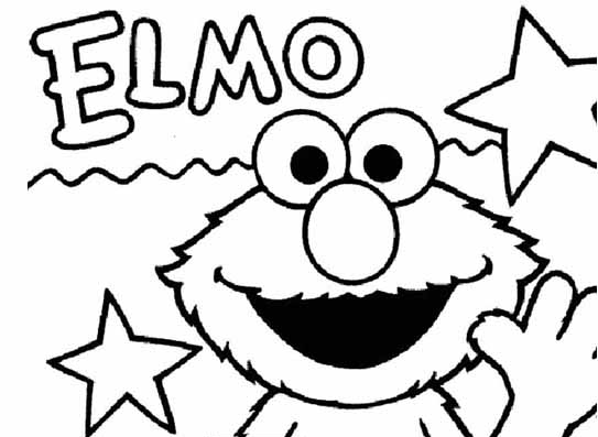 543x397 Elmo Coloring Page.png Pixels Elmo Birthday Party